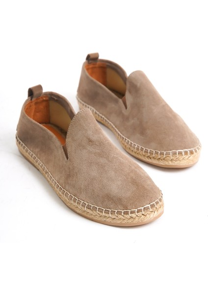 Erkek Jüt Taban Vizon Süet Loafer -MSSR1120-VZ
