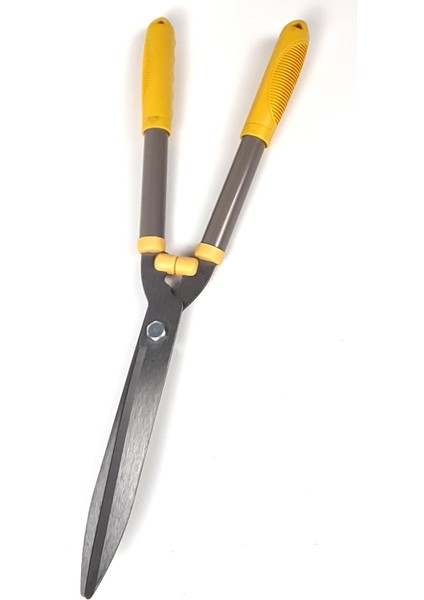 Çim ve çit budama makası, karbon çelik, 53cm, dayanıklı ve kolay kullanım