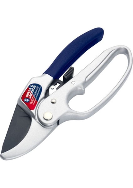 Çelik Budama Makası Anvil Cırcırlı Set, 20-29 cm, dayanıklı ve kullanışlı.