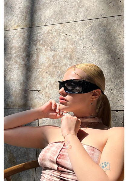 Septün Kadın Rave Güneş Gözlüğü Siyah fırsatları