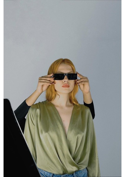 Dımpıl Kadın Rave Güneş Gözlüğü Siyah