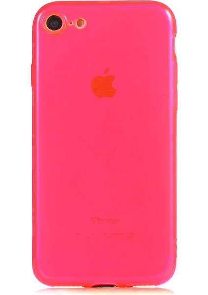 iPhone 7 Uyumlu Zore Mun Silikon-Pembe