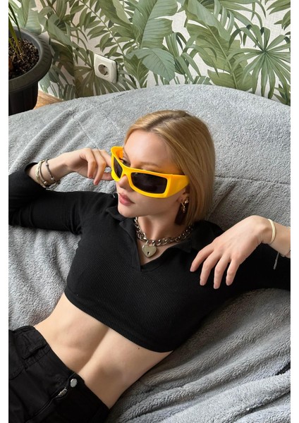 Septün Kadın Rave Güneş Gözlüğü Sarı fiyatları