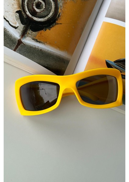 Septün Kadın Rave Güneş Gözlüğü Sarı fırsatları