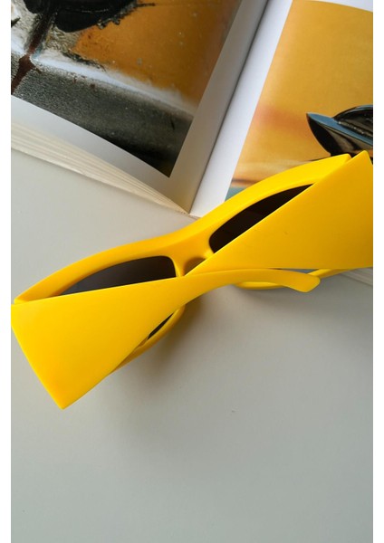 Septün Kadın Rave Güneş Gözlüğü Sarı indirimleri