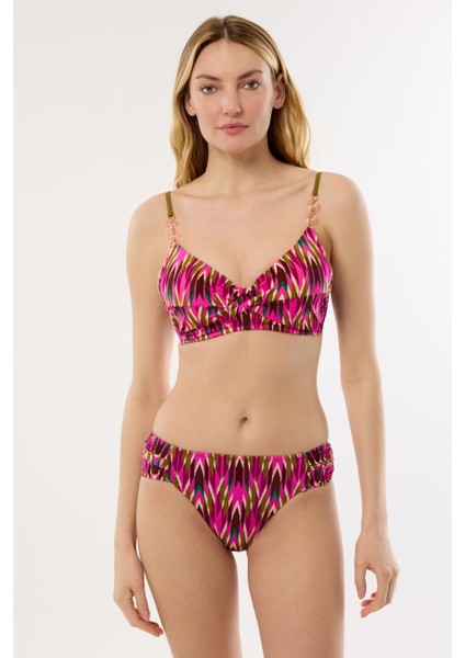 4627 Fuşya Toparlayıcı Bikini Takımı