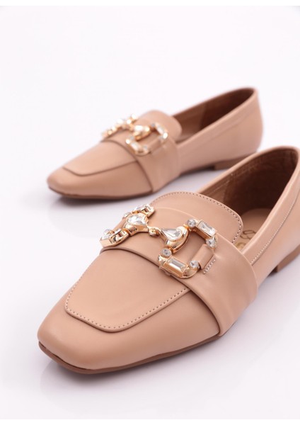 Dgn 5004-23Y Kadin Kristal Tokali Loafer