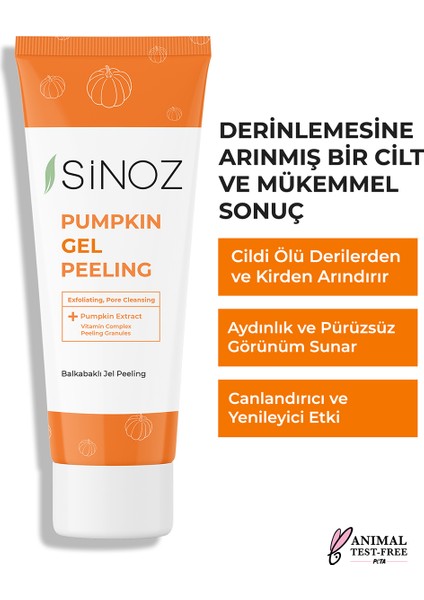 Pumpkin Jel  - Balkabağı Özlü, Ölü Derilerden Arındıran, Yenileyici Yüz Peelingi 100 Ml