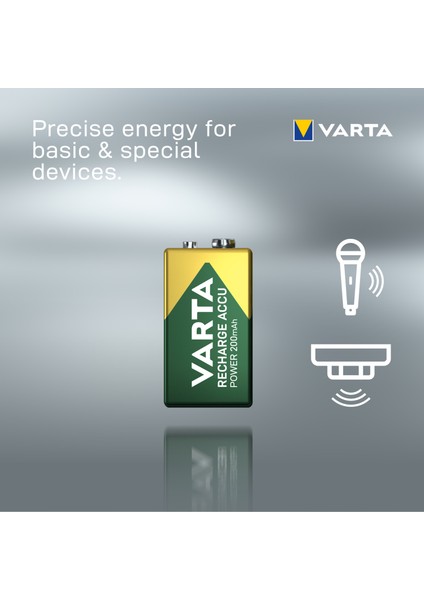 VARTA 200mAh 9V Şarj Edilebilir Pil