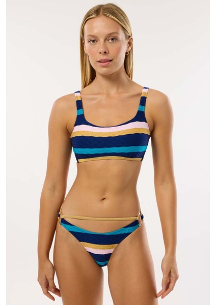 4640 Lacivert Atlet Bikini Takımı