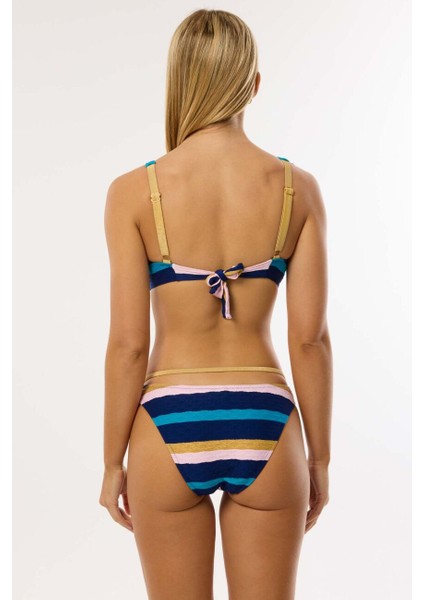 4640 Lacivert Atlet Bikini Takımı
