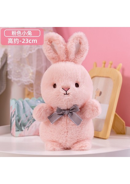 Yeni Ay Kulaklı Tavşan Peluş Oyuncak Zarif Tavşan Bebek Çocuk Konfor Bebek (Yurt Dışından)