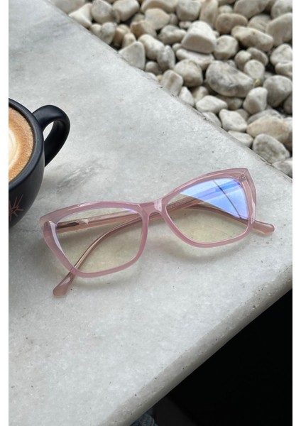 Candy Kadın Blue Block Gözlük Pembe