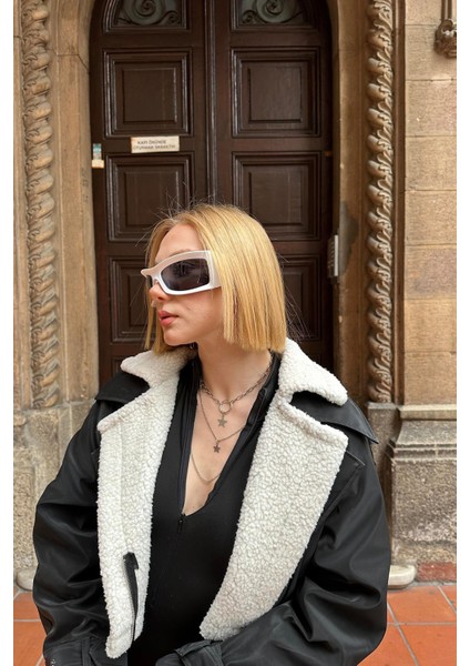 Septün Kadın Rave Güneş Gözlüğü Beyaz fiyatları