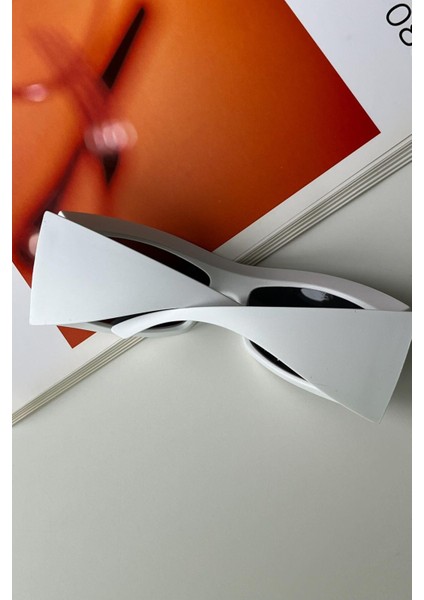 Septün Kadın Rave Güneş Gözlüğü Beyaz indirimleri