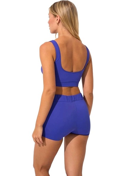 Göğüs Büstiyer Bikinili Şortlu Sporcu Mayo fiyatları