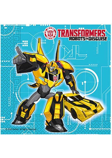 Kağıt Peçete Transformers Bumblebee 33X33CM Pk:20