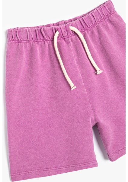 Basic Şort Beli Bağlamalı Pamuklu modelleri