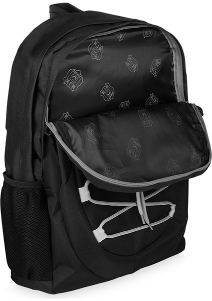 Lisanslı Kordon Detaylı Okul Sırt Çantası 24309 Siyah modelleri