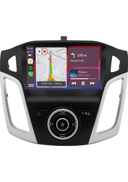 Ford Focus (2012-2019) Android 14 Multimedya - 2 GB Ram - 32 GB Hafıza - Carplay CRV4110XP