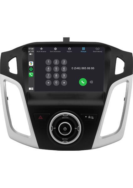 Ford Focus (2012-2019) Android 14 Multimedya - 2 GB Ram - 32 GB Hafıza - Carplay CRV4110XP