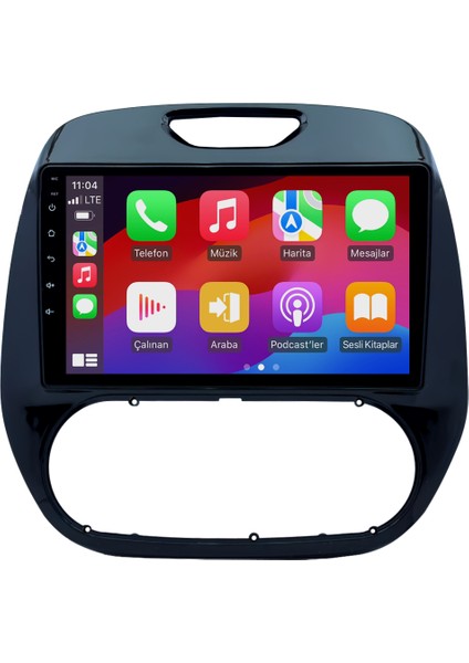 Renault Captur (2006-2011) Android 14 Multimedya - 2 GB Ram - 32 GB Hafıza - Carplay CRV4456XP
