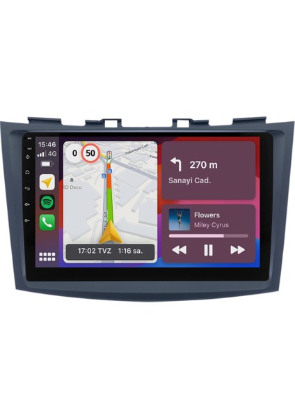 Suzuki Swift (2011-2016) Android 14 Multimedya - 2 GB Ram - 32 GB Hafıza - Carplay CRV4512XP
