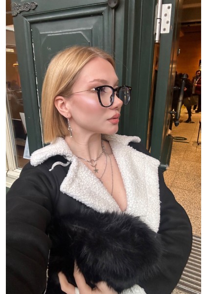 Amber Kadın Blue Block Gözlük Siyah fiyatları