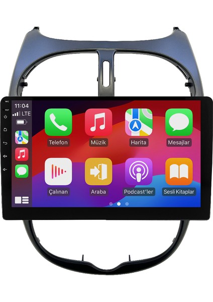 Peugeot 206 (2006-2011) Android 14 Multimedya - 2 GB Ram - 32 GB Hafıza - Carplay CRV4427XP