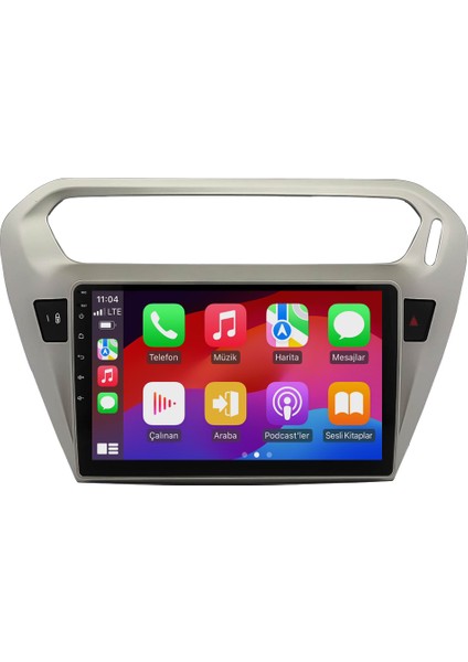 Peugeot 301 (2012-2024) Android 14 Multimedya - 2 GB Ram - 32 GB Hafıza - Carplay CRV4425XP