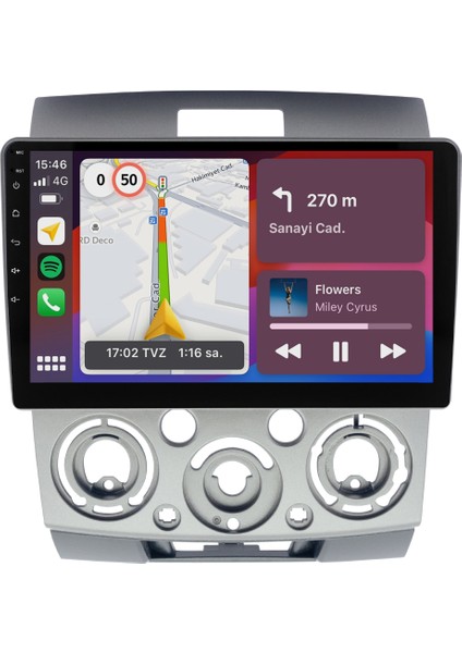 Ford Ranger (2009-2011) Android 14 Multimedya - 2 GB Ram - 32 GB Hafıza - Carplay CRV4128XP