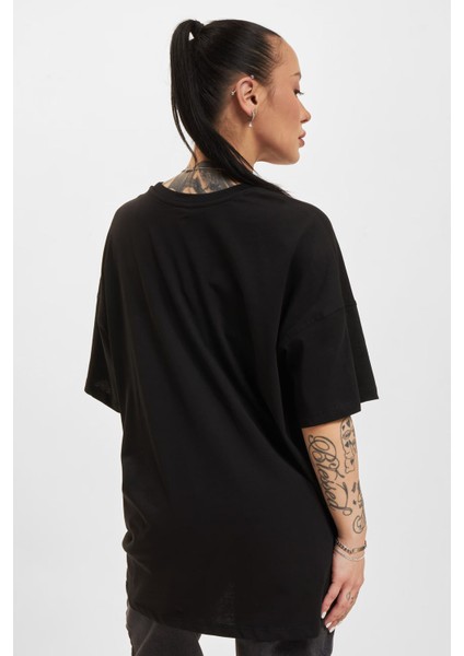 Kadın Onlmay Bisiklet Yaka Oversize Pamuk T-Shirt 15261790 Siyah fırsatları