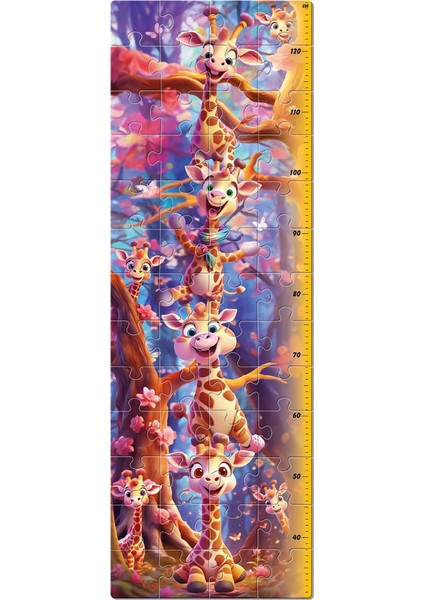 Xxl Puzzle  Eğlenceli Zurafalar 98* 33 cm