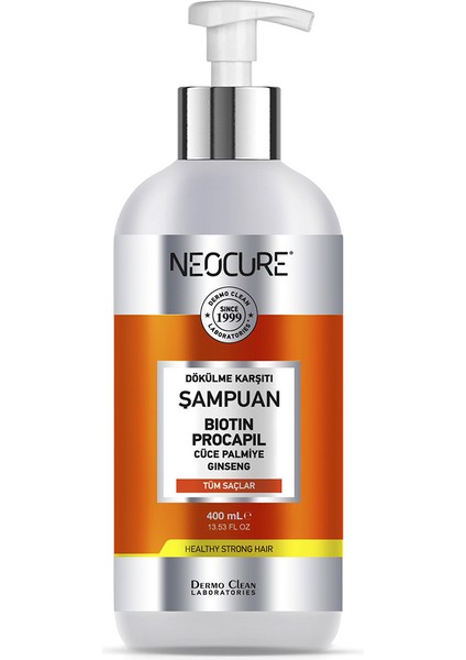 NEOCURE DÖKÜLME KARŞITI BİOTİN VE PROCAPİL İÇERİKLİ ŞAMPUAN 400 ML