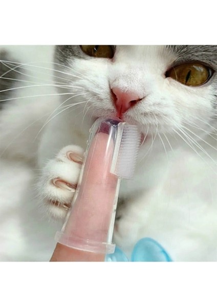 Tineke Kedi ve Köpek Için Parmak Diş Fırçası