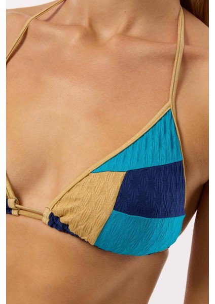 4649 Lacivert Desenli Bikini Takımı modelleri