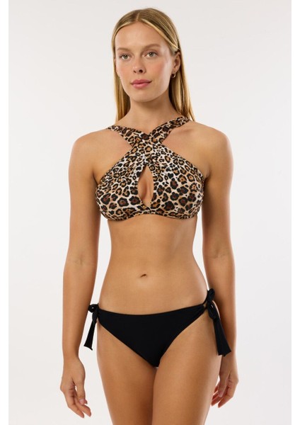 4653 Leopar Bikini Takımı