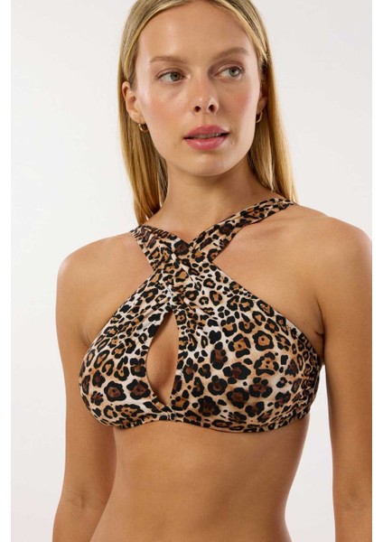 4653 Leopar Bikini Takımı