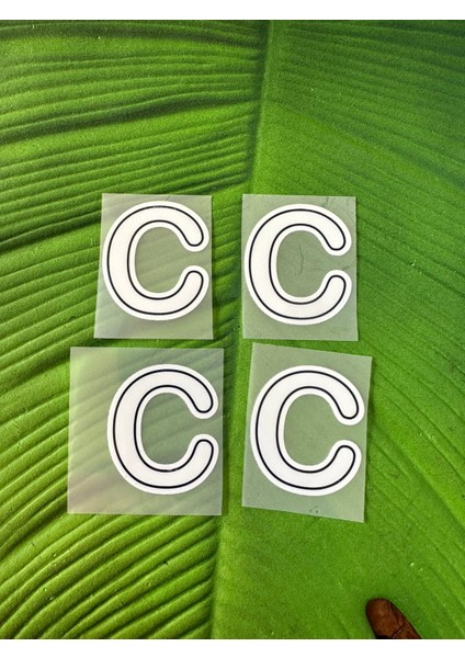 5x4 cm Ütü Ile Yapışan C Harfi Transfer Baskı Arma fiyatları