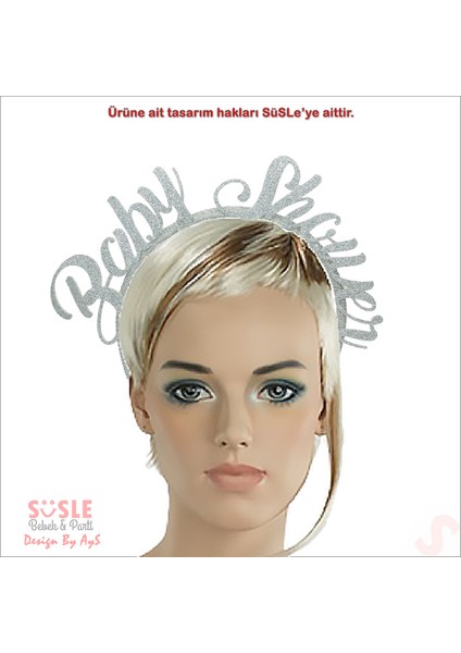 Baby Shower Taç - Gümüş modelleri