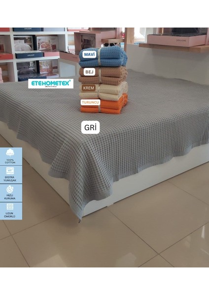ETEHOMETEX Havuzlu Pike Çift Kişilik 220X240CM indirimleri