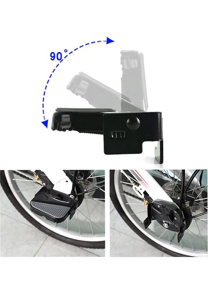 Bisiklet Arka Mil Bağlantılı Katlanabilir Basamak fırsatları