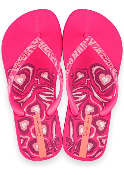 83476K Nostalgic Hearts Parmakarası Kız Çocuk Terlik modelleri