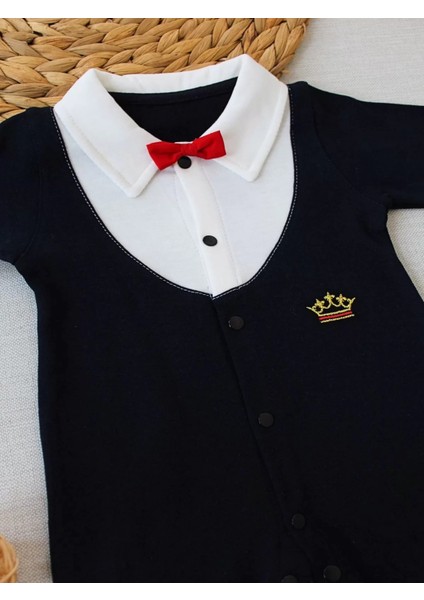 Smokin Papyonlu Erkek Bebek Tulumu Lacivert fiyatları