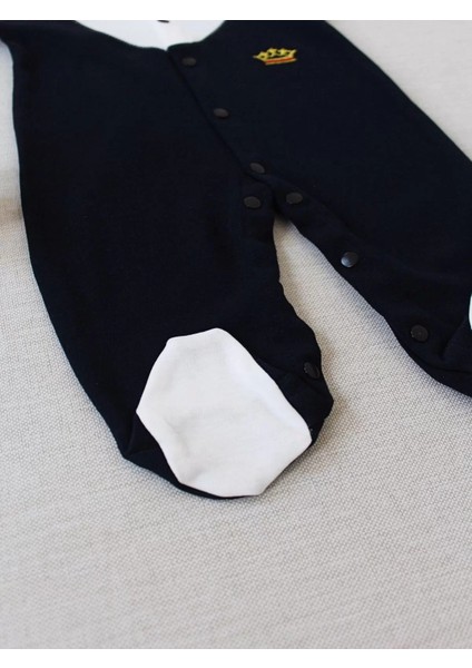 Smokin Papyonlu Erkek Bebek Tulumu Lacivert modelleri