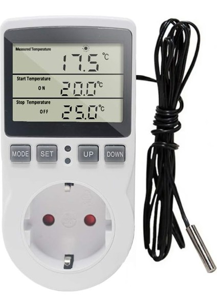 Prize Takılan Termostat Pratik Sıcaklık Kontrol Cihazı