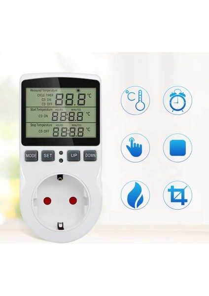 Prize Takılan Termostat Pratik Sıcaklık Kontrol Cihazı