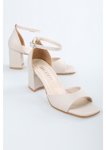 Kadın Sarge Ten Cilt Topuklu Ayakkabı