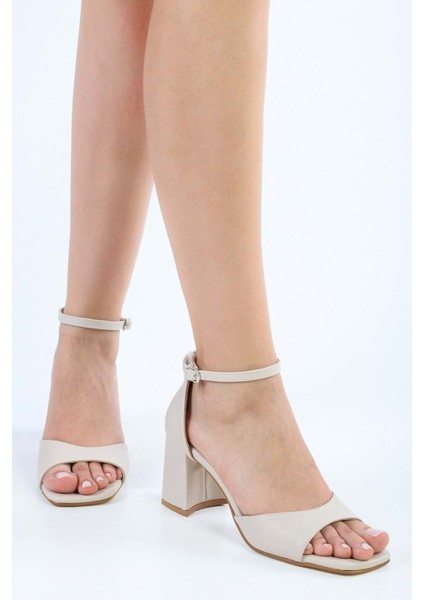 Kadın Sarge Ten Cilt Topuklu Ayakkabı fiyatları