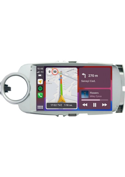 Toyota Yaris (2012-2020) Android 14 Multimedya - 2 GB Ram - 32 GB Hafıza - Carplay CRV4547XP